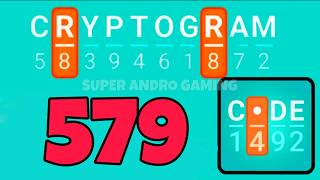 CRYPTOGRAM 579