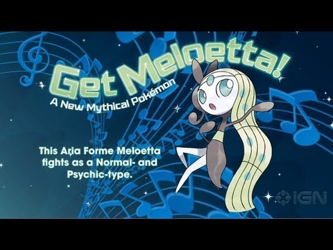 Pokemon Black 2 & White 2 - Catch Meloetta Pokemon Black 2 & White 2 - Catch Meloetta