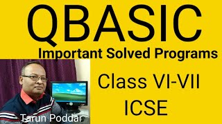 Qbasic important solved programs Qbasic Loops For-Next loop While-wend Loop Do-While loop
