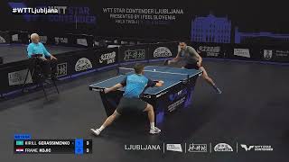 Kirill Gerassimenko vs Frane Kojic | MS R64 | WTT Star Contender Ljubljana 2024