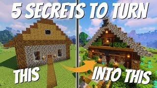 5 Ways to make your Minecraft House Better: 5 secrets to Improve your Minecraft Buildings (Avomance)