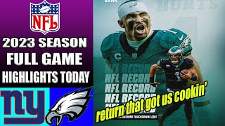 Eagles vs Giants FULL GAME (12/25/23) WEEK 16 | NFL Highlights 2023