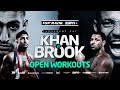 Amir Khan vs Kell Brook OPEN WORKOUT | FIGHT SATURDAY ESPN+ IN US, SKY SPORTS BOX OFFICE IN UK