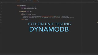 Python Unit Testing DynamoDB