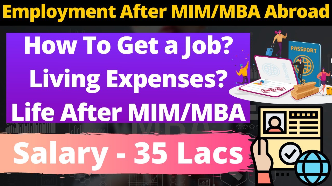 Employment After MIM/MBA From Abroad [Life After MIM Of A Girl] - YouTube