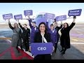 International Women's Day at Flybe - All female flight