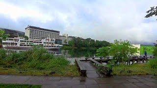 日本北海道釧路阿寒湖清晨湖畔森林步道 Lake Akan Kushiro, Hokkaido (Japan)