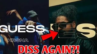 @KRSNAOfficial REACTS to Emiway Bantai Diss on "GUESS" | Emiway Bantai vs KRSNA Shorts Facts #shorts