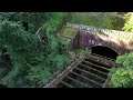 山梨県【猿橋・八ツ沢発電所の一号水路橋】空から眺める waterway the yatsusawa power plant s no. 1 aqueduct dji mavic2pro