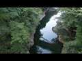 山梨県【猿橋・八ツ沢発電所の一号水路橋】空から眺める waterway the yatsusawa power plant s no. 1 aqueduct dji mavic2pro