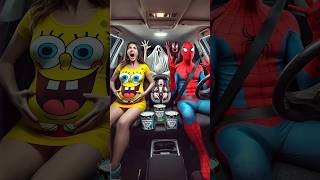 👑 Evolution of Spider-man: crowded inside a car ✅️ #avengers #spiderman #shorts #spidermajesty