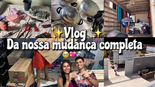 VLOG: Diário de mudança💗🥹Se mudamos de vez!!!👩🏽‍❤️‍👨🏻🏠+ comprinhas de casa nova ❤️