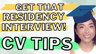 Medical CV Advice: Psychiatry Residency Application | Dr. Jackie (Child #Psychiatrist)