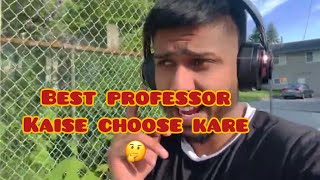 How to choose professors in MBA | rate my professors | university canada west🇨🇦