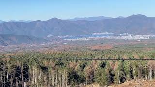 富士山北北西6.3k 東剣(側火山) ひがしつるぎ西側の開発林道から東剣と富士山を望む in 鳴沢村 ’20年11月