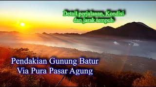 Pendakian Gunung Batur Via Pura Pasar Agung. Menuju Bc dan Puncak Batur #gunungbatur #jimhiking #fyp