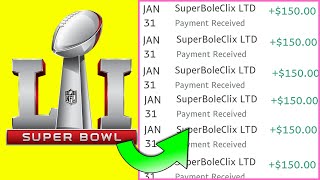 $150 Every 30 Minutes! VIRAL TREND 💰 Make Money Online Before You Miss OUT! (Super Bowl 54 Money!)