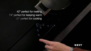 The Novy induction hob: how does the keep-warm function work