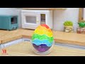 how to make rainbow cake decorating ideas🌈yummy rainbow cake🌈ht mini cakes