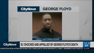 EU 'shocked and appalled' by George Floyd's death