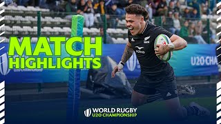 12 TRY THRILLER! | New Zealand v Australia Highlights | World Rugby U20s Championship