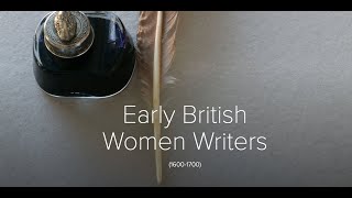 Early British Women Writers