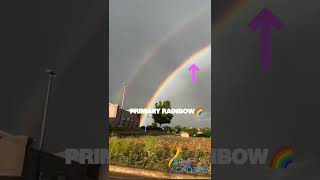 Two Rainbows at one time. #rainbow #optical #physics #newton