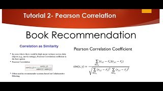 Tutorial 3- Book Recommendation System using Pearson Correlation