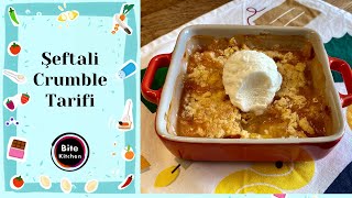 Şeftali Crumble Tarifi🍑Peach Crumble Recipe