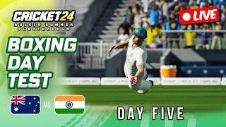 🔴 AUS v IND - 4th Test | DAY FIVE LIVE