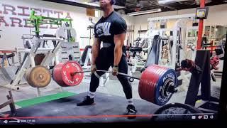 Jamal  Browner 1050 lbs. 476 kg easy.Sumo best deadlift without suit ever...