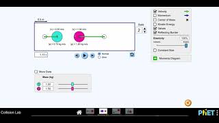 Collision Virtual Lab Help