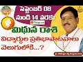 Mithuna Rasi (Gemini Horoscope) మిధున రాశి - September 08th -September 14th   Vaara Phalalu 2024