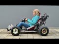 build an electric bambini kart with 2 motors from aluminium extrustions infento go kart