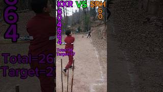 KKR VS SRH 1 over final match||Short pitched challenge