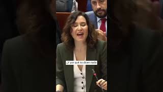 Isabel Díaz Ayuso estalla ante la oposición: \