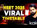 NEET 2025 Viral Timetable | Detailed Strategy by ABK Sir #neet2025