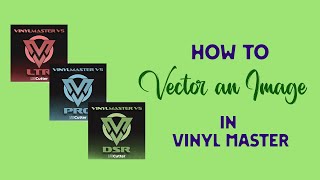 How to Vectorize an Image in Vinyl Master