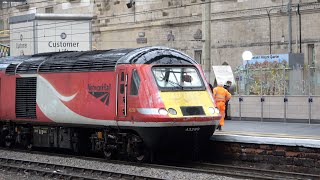 Fall Train Variety at Carlisle. New Measurement train, Class 37, RHTT 12 October 22