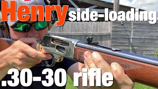 Henry side loading .30-30 lever action rifle is sweet AND safe!