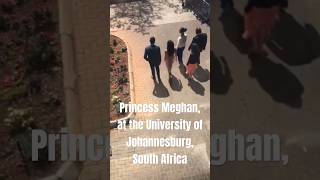 Meghan, the Duchess of Sussex at the University of Johannesburg