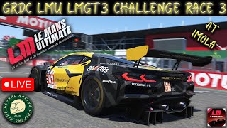 GRDC LMGT3 Challenge | Race 3 at Imola on Le Mans Ultimate in the Corvette!