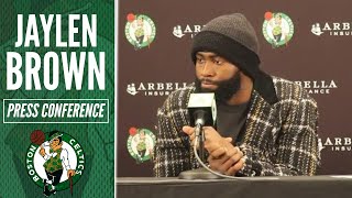 Jaylen Brown Postgame Interview | Celtics vs Kings