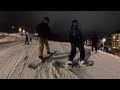 snowboard night run on bukovel 2024 2025 track 1