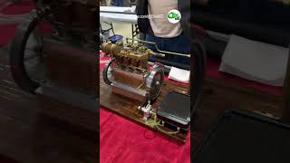 4 cylinder gas powered overhead valve motor at Cabin Fever Expo