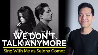 We Don't Talk Anymore (Male Part Only - Karaoke) - Charlie Puth ft. Selena Gomez