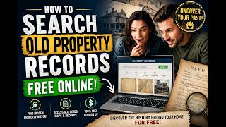 How to search old property records free online