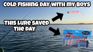 ZMAN SALTY NED SHRIMP! Inshore Fishing during Winter | micro lures | cold day of fishing with lures!