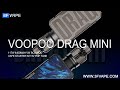 VOOPOO Drag Mini 117W 4400mAh VW Box Mod Kit with PnP Tank