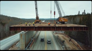 Biggest Bridge Construction Process - Modern Heavy Duty Bridge Equipment #15